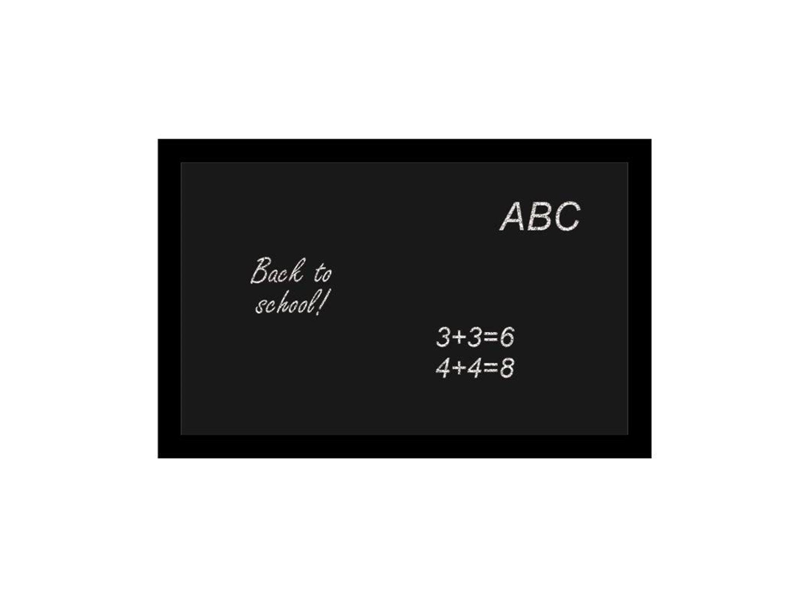 b.n.t/office Chalkboard 60x40cm Wooden Frame Black