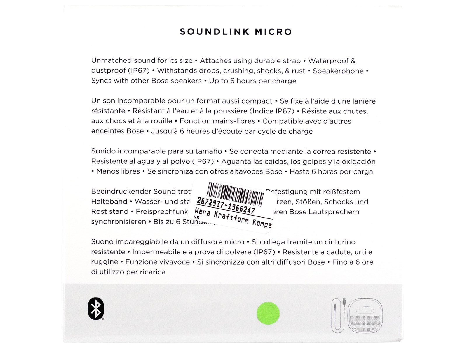 Bose SoundLink Micro