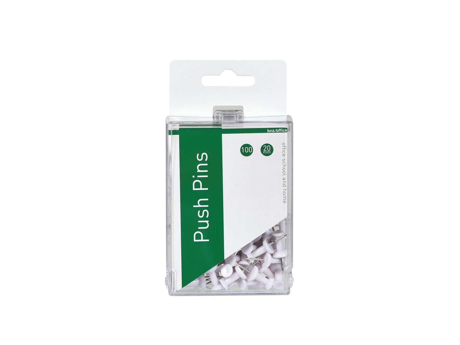 b.n.t/office Push Pins 100pcs White