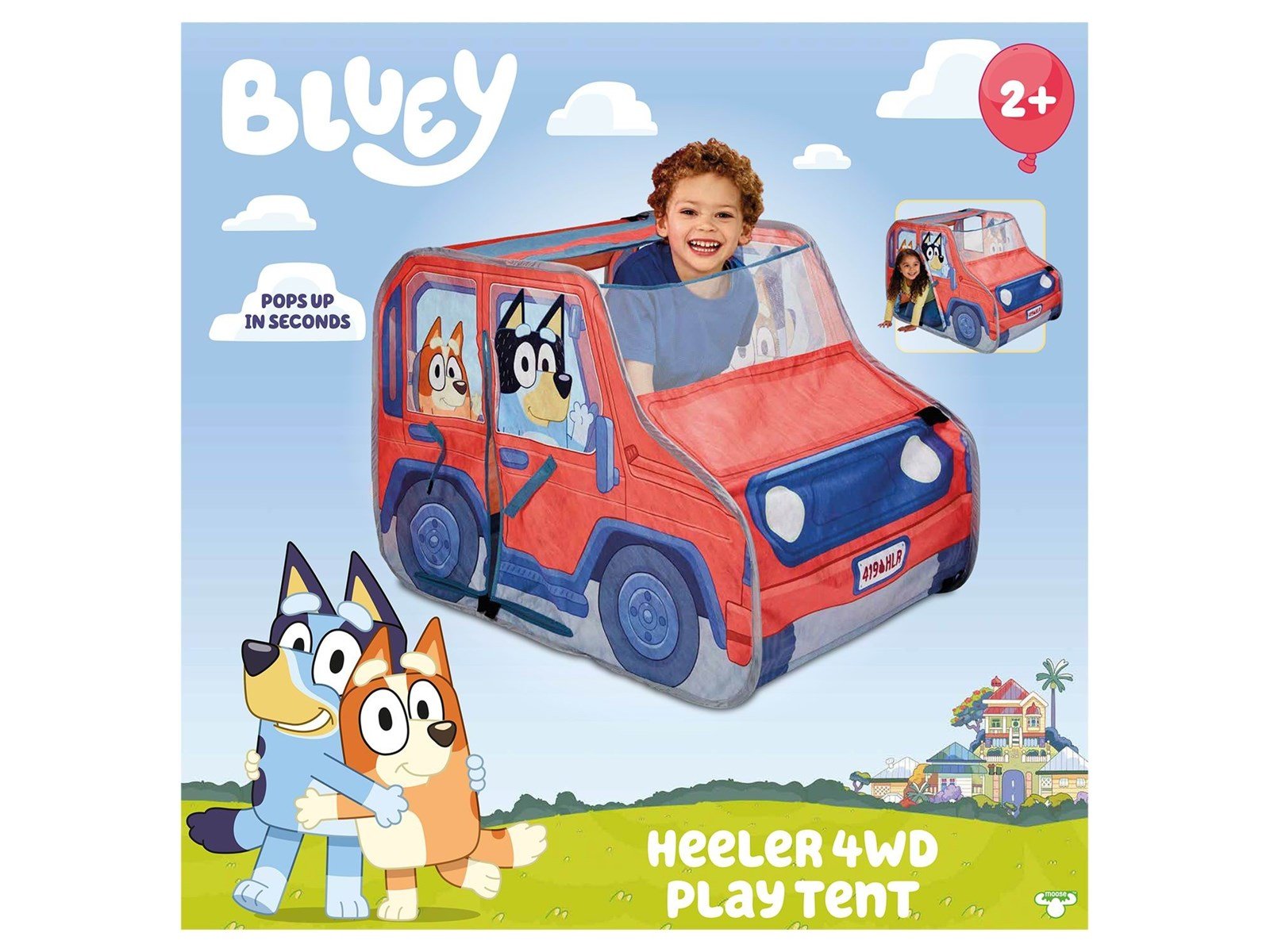 Bluey  Heeler 4WD Pop Up Play Tent