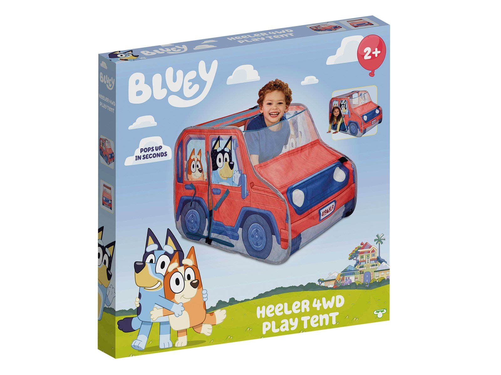 Bluey  Heeler 4WD Pop Up Play Tent