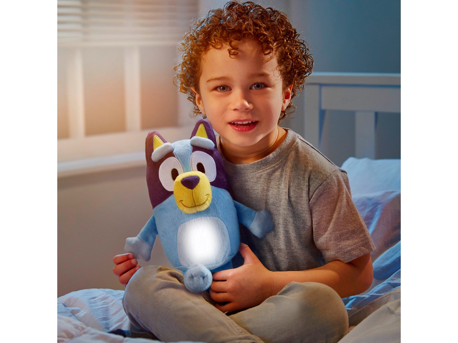 Bluey Kids Light Up Bedtime Pal - Soft toy night light