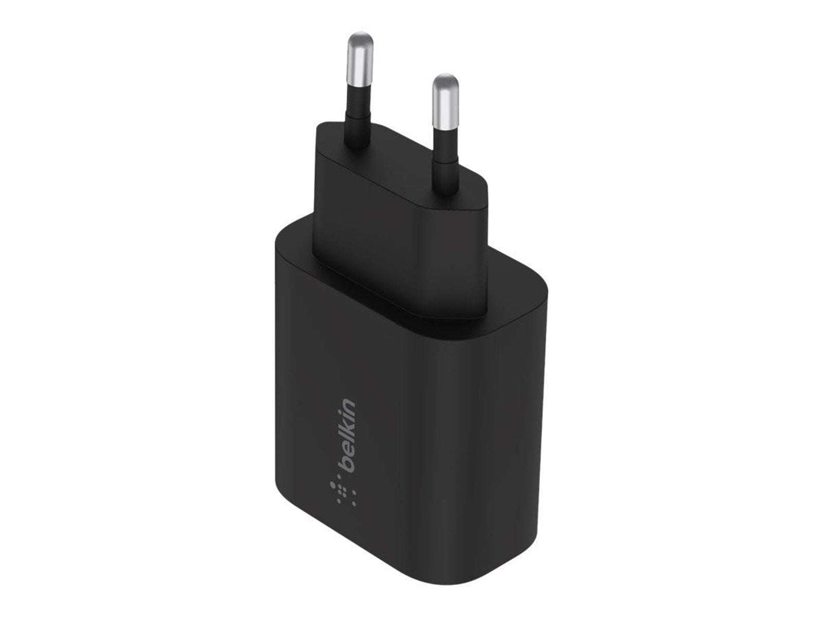 Belkin BoostCharge USB-C PD 3.0 PPS Wall Charger 25W - Black