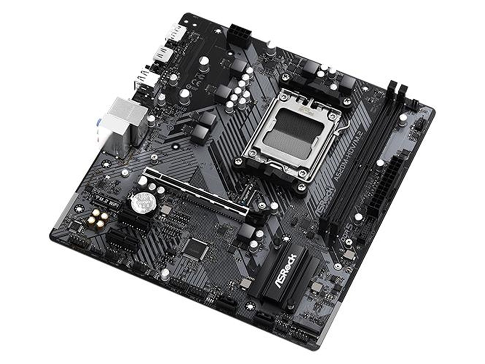 ASRock A620M-HDV/M.2 Mainboard - AMD A620 - AMD AM5 socket - DDR5 RAM - Micro-ATX