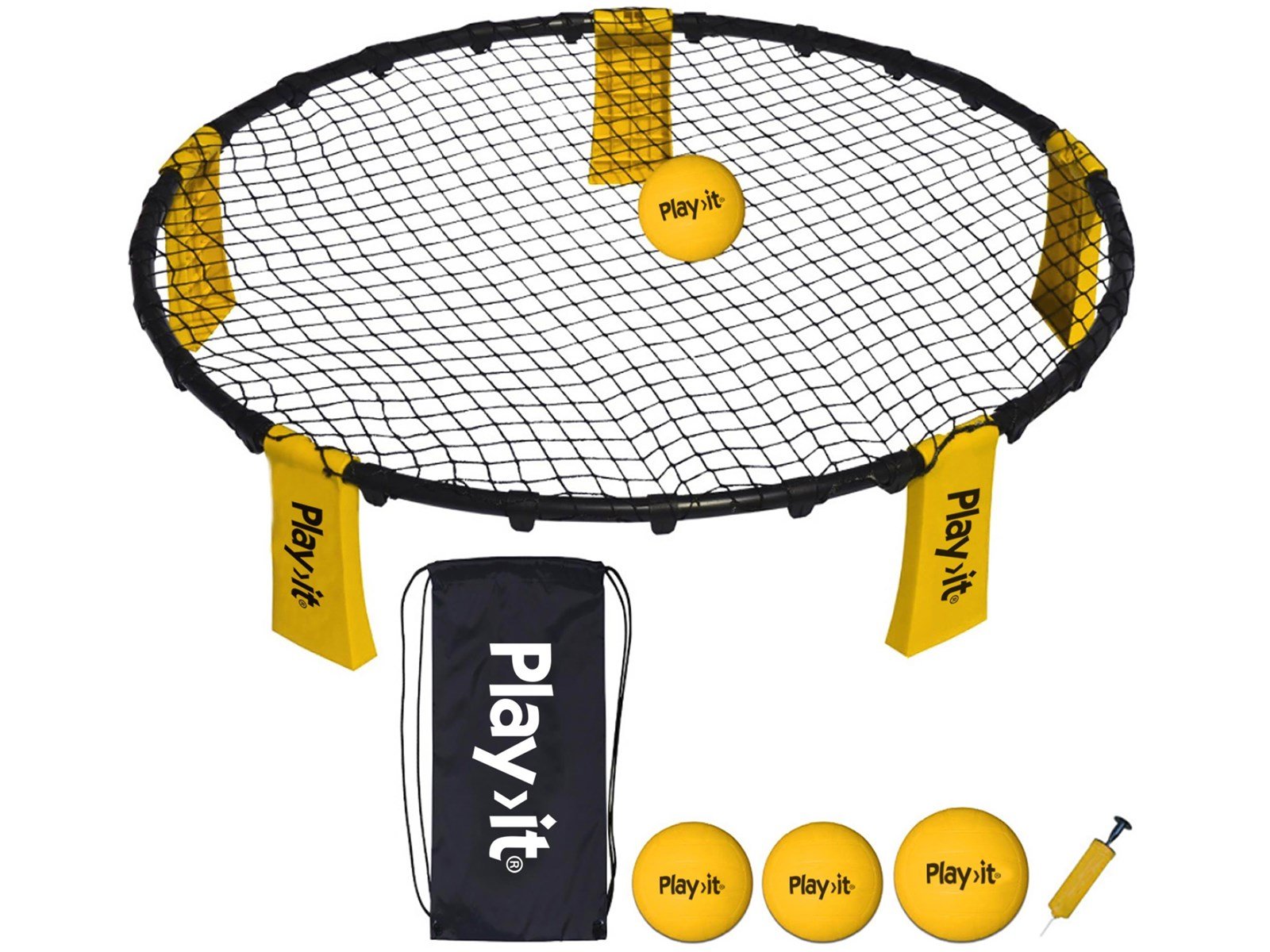 Bounceball game with 3 balls