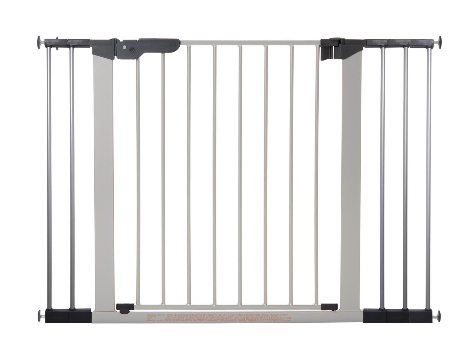 BabyDan Premier Safety Gate with 5 Extensions Silver 105.5-112.8 cm