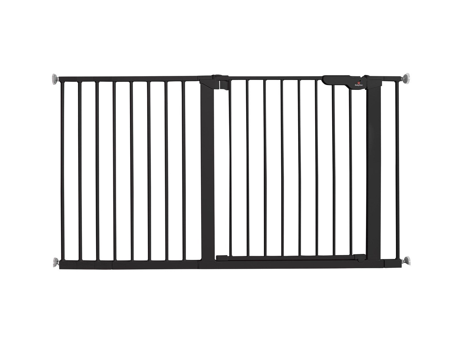 BabyDan Premier Safety Gate Extra Wide Black 132.5-138.7 cm