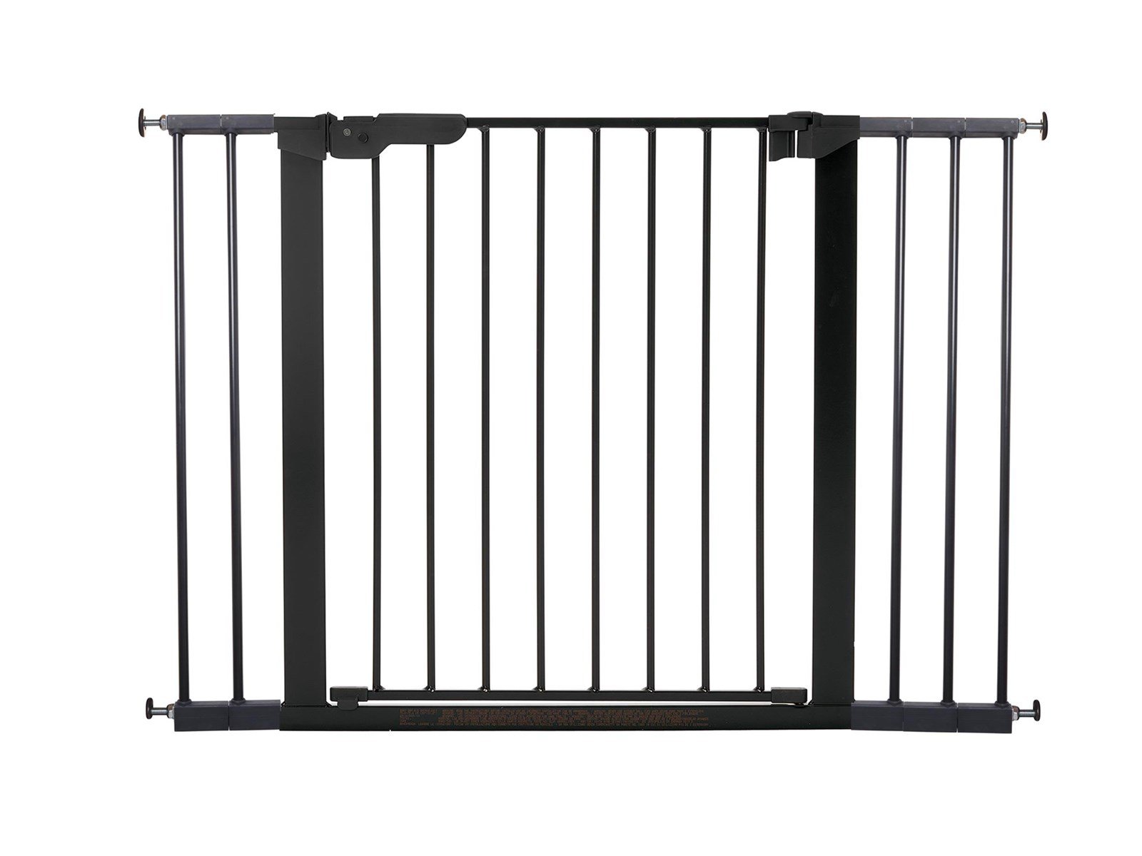 BabyDan Premier Safety Gate with 5 Extensions Black 105.5-112.8 cm