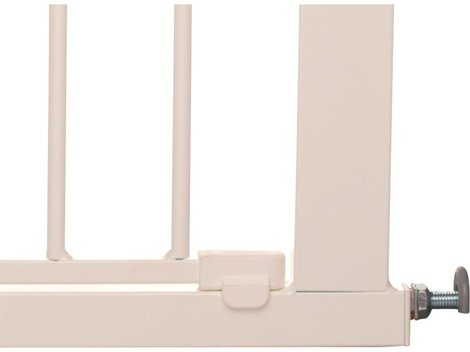 BabyDan Premier Safety Gate with 6 Extensions White 112-119.3 cm