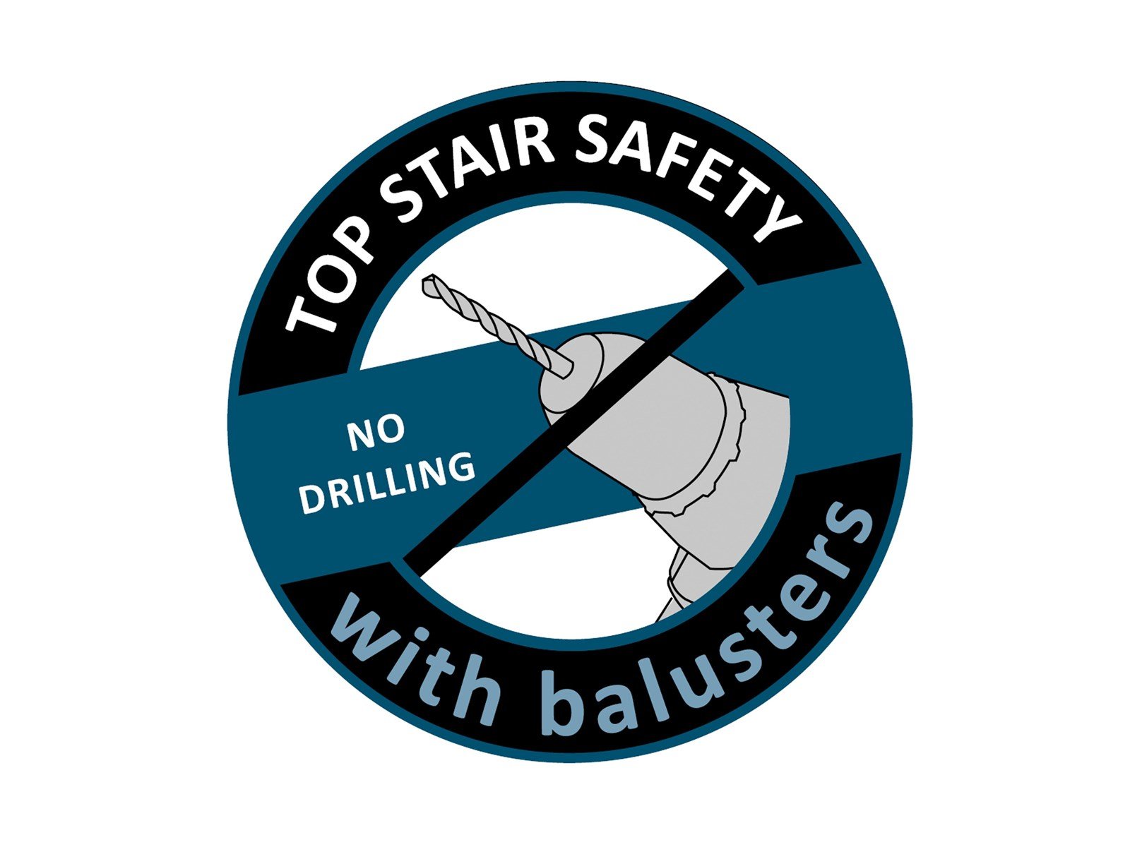 BabyDan Sicherheitsgitter Treppenadapter - Weiß