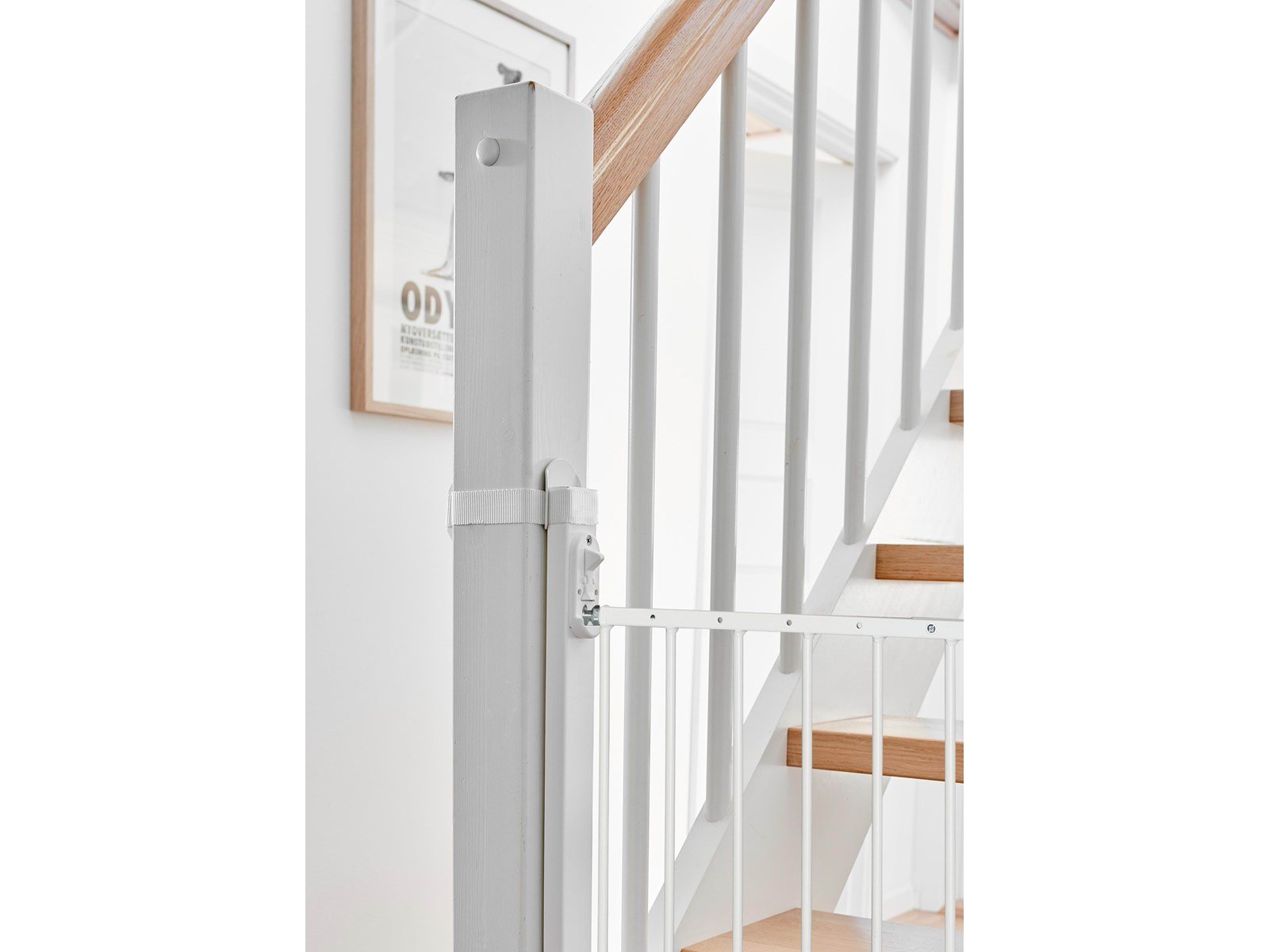 BabyDan Sicherheitsgitter Treppenadapter - Weiß