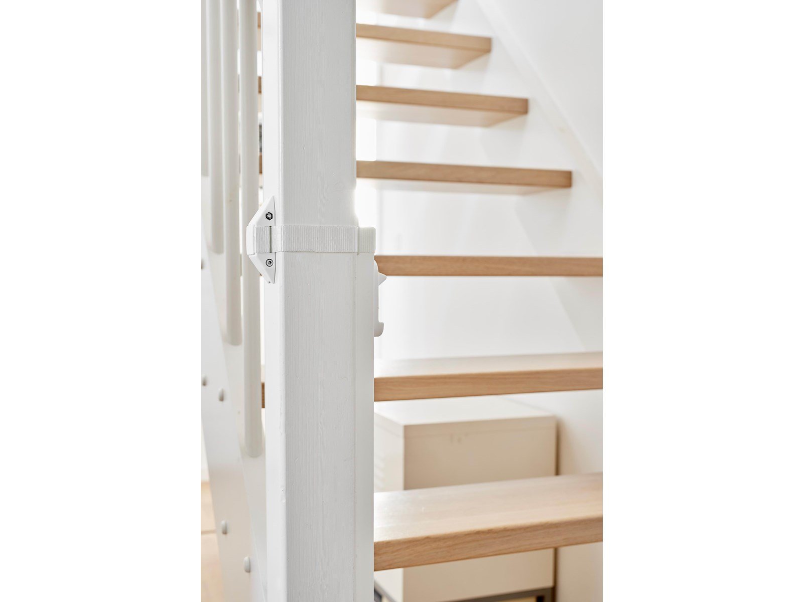 BabyDan Sicherheitsgitter Treppenadapter - Weiß