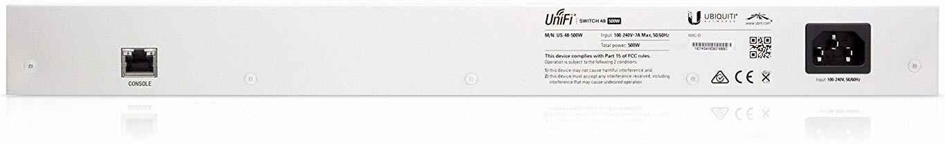Ubiquiti US-48-500W UniFi Switch PoE Switch verwaltet