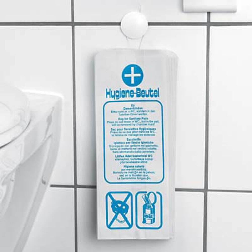 Hygienebeutel aus Recyclingpapier im Spender - 100 Stück