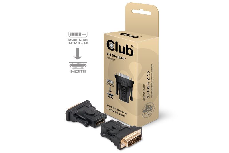 Club3D Adapter DVI > HDMI St/Bu retail