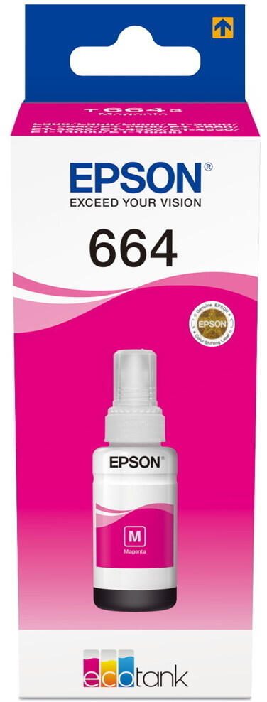 Epson T6643 - Magenta - Nachfülltinte - für Epson L655 EcoT