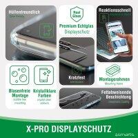 4smarts Second Glass X-Pro Clear für Apple iPhone SE3 / SE2 / 8 / 7 mit Montagerahmen