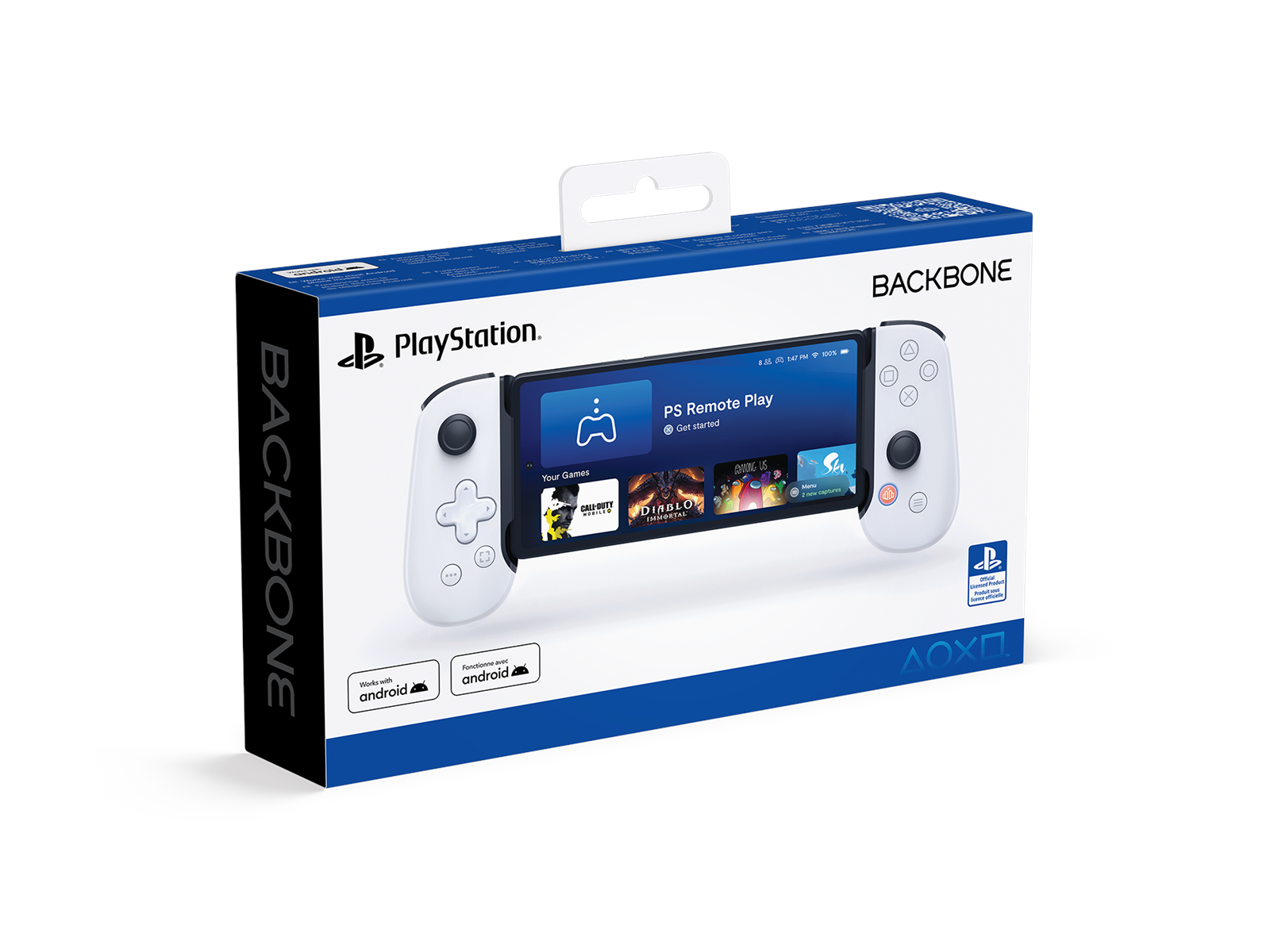 Backbone One for Playstation (Android) - White - Wired Controller - Android