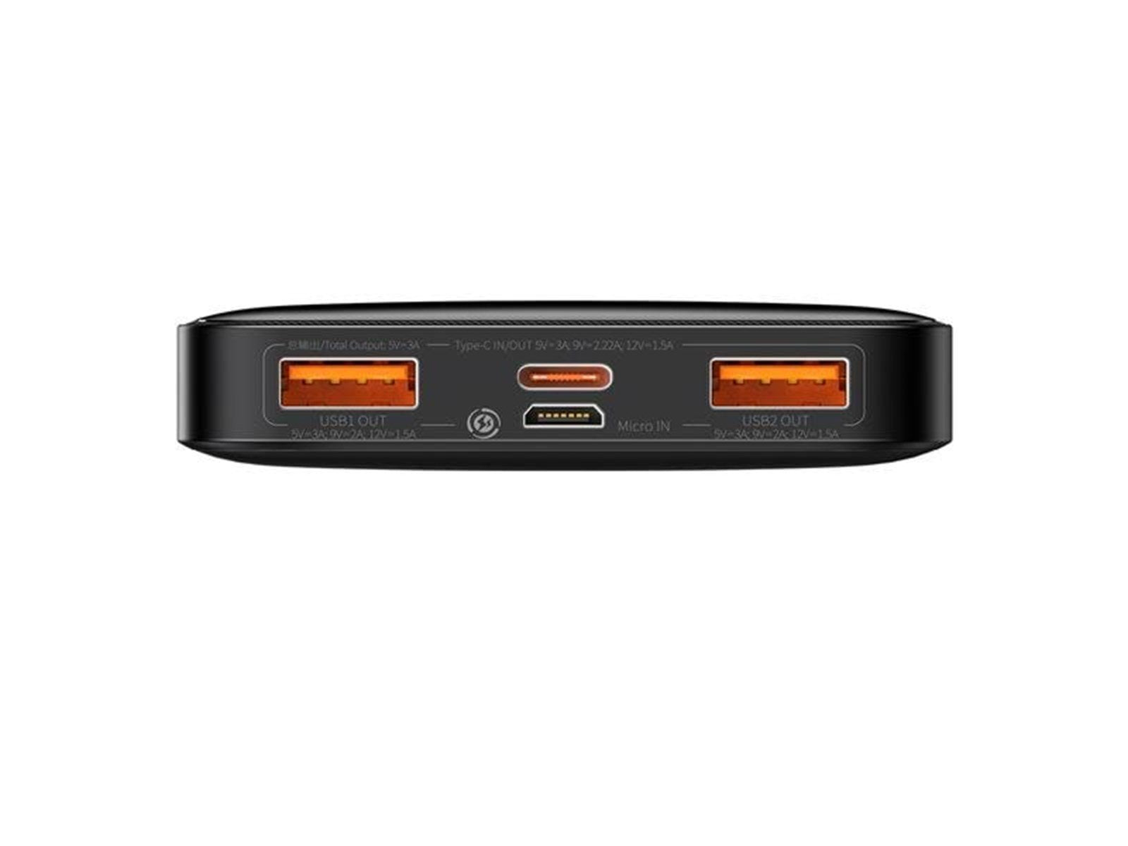 Baseus Bipow 10000mAh 20W - Black Powerbank (Akku) - schwarz - 10000 mAh