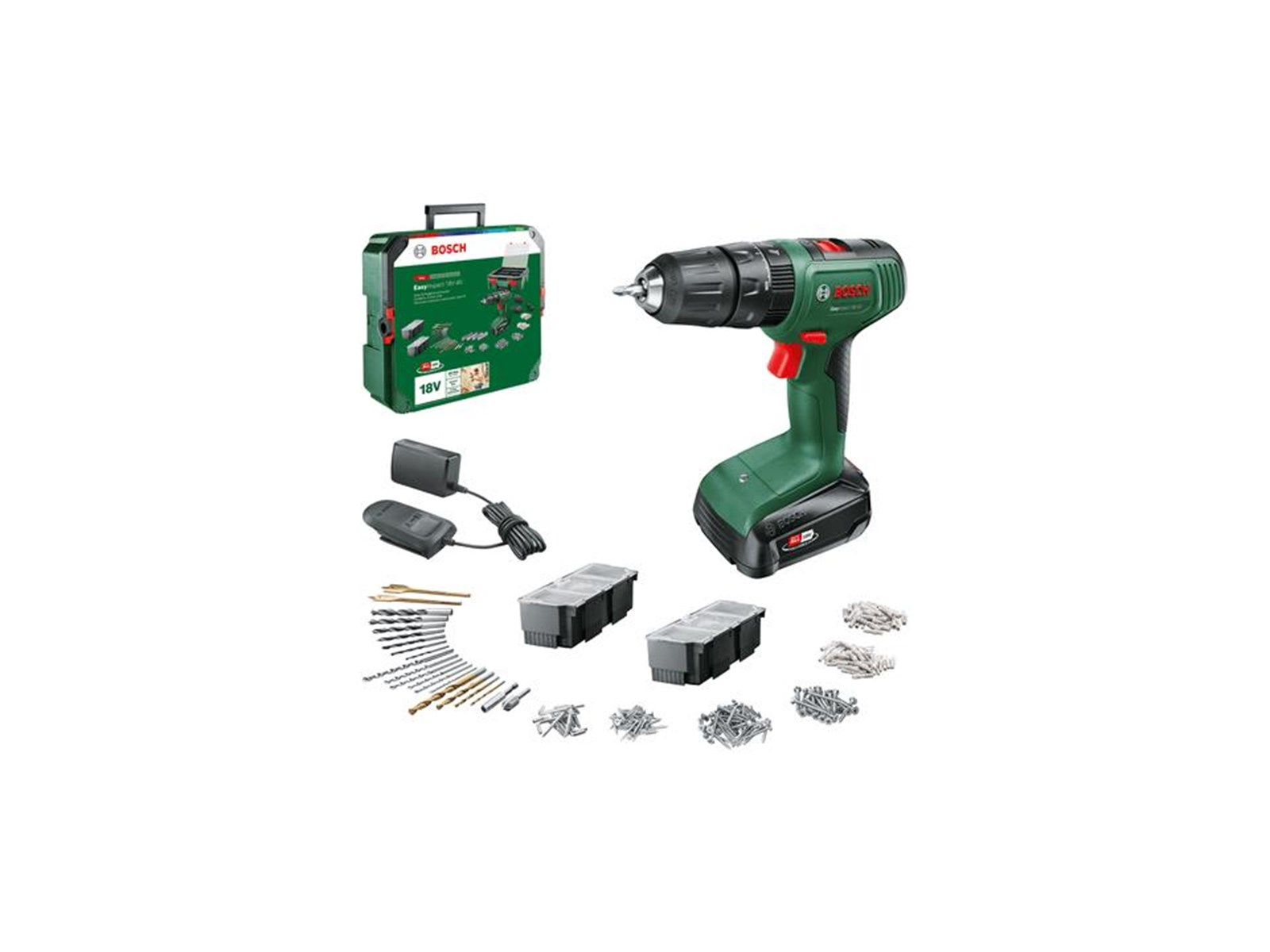 Bosch Easy Impact 18V-40 + SystemBox CORDLESS DRILL/DRIVER WITH TWO GEARS