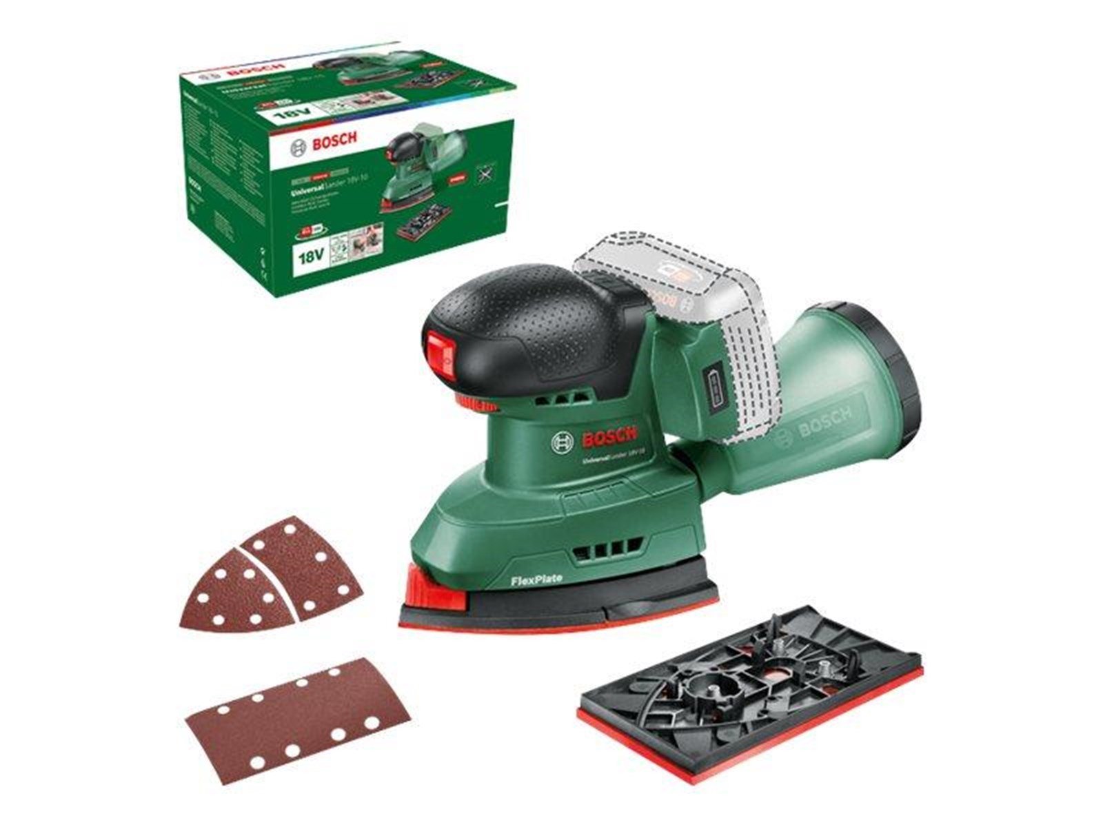 Bosch UniversalSander 18V-10 (SOLO)
