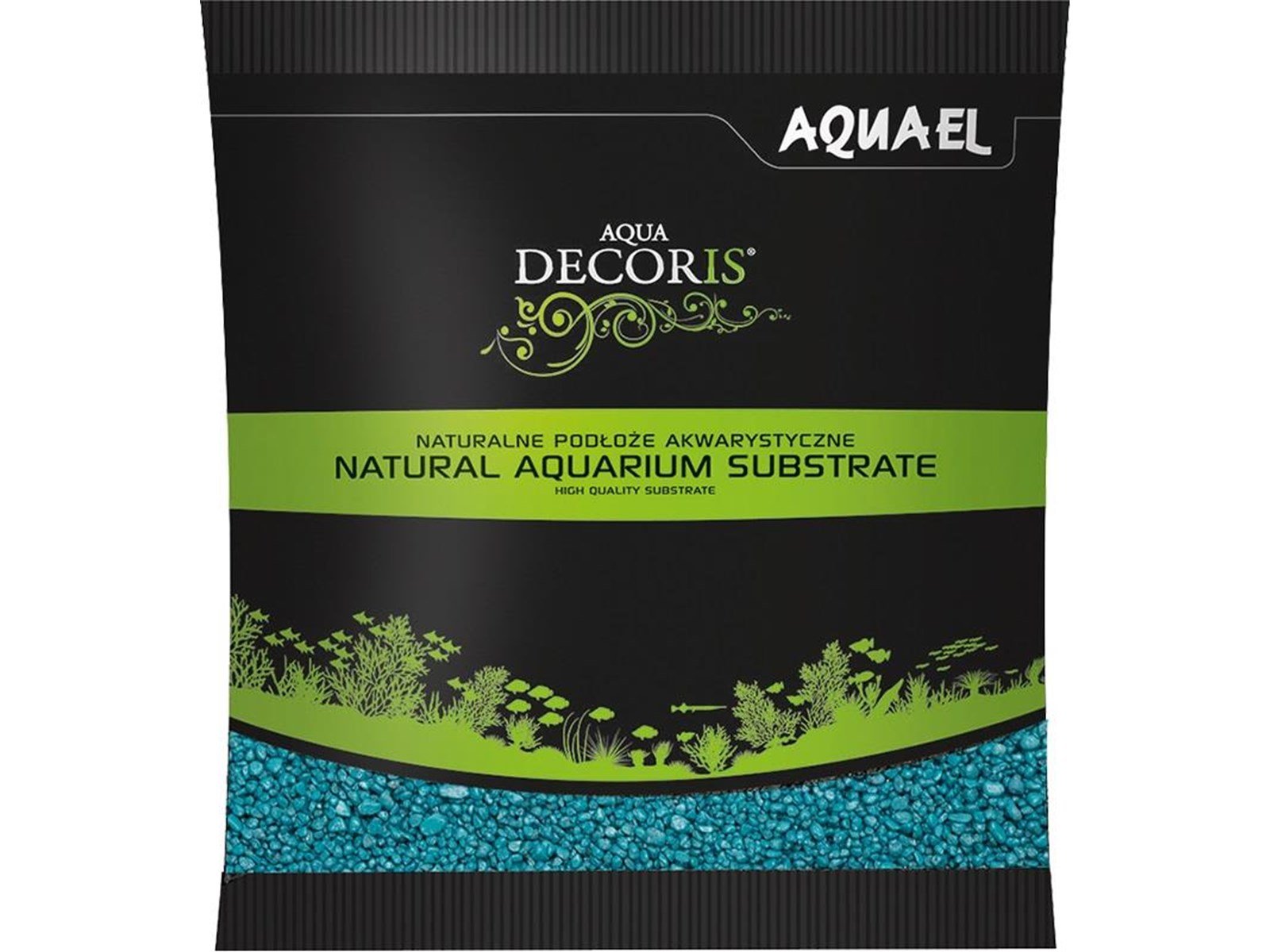 AQUAEL Aquarium gravel Decoris Turquoise 1kg
