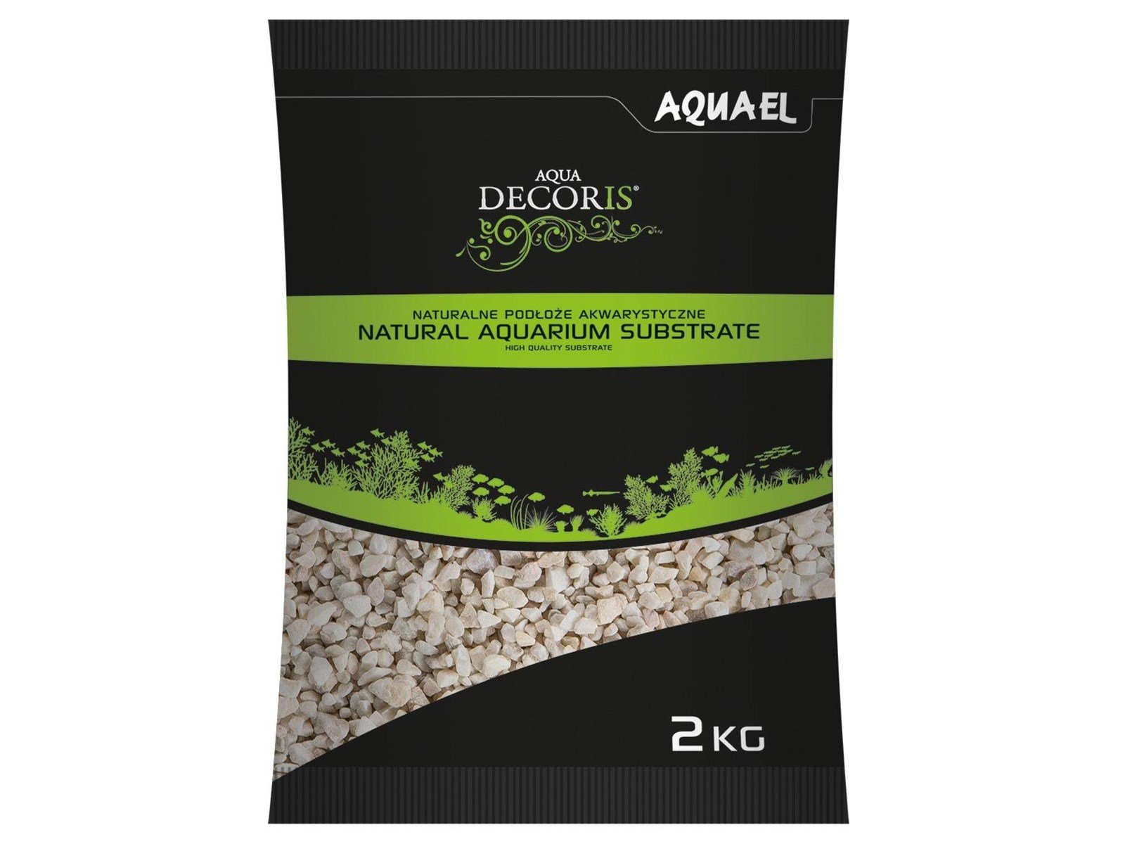 AQUAEL Aqua Decoris Gravel Light gray 2kg