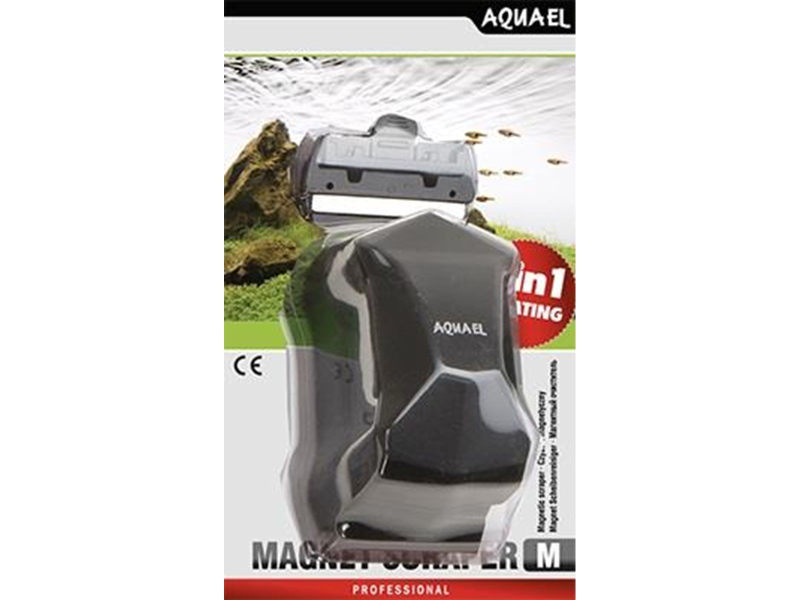 AQUAEL Magnet Scraper M 2in1