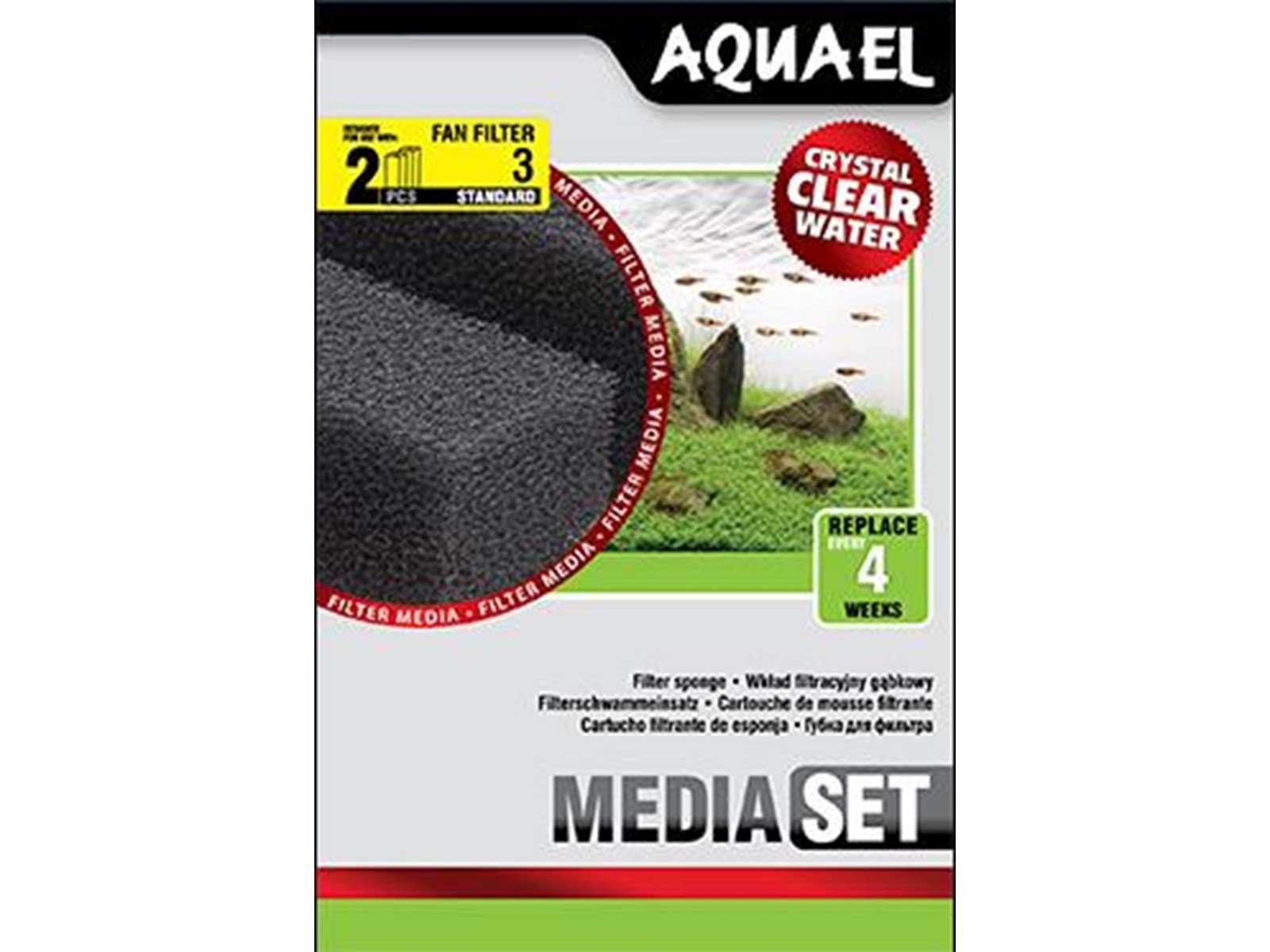 AQUAEL Filter cartridge Fan 3+ 2-p