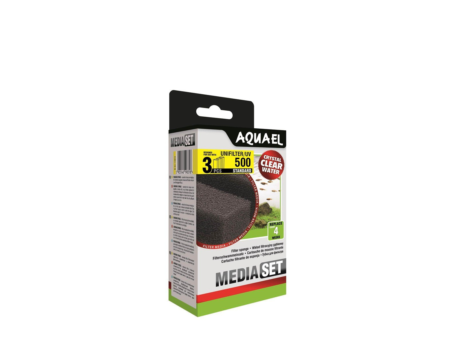 AQUAEL Filter sponge UNI 500 3-pack