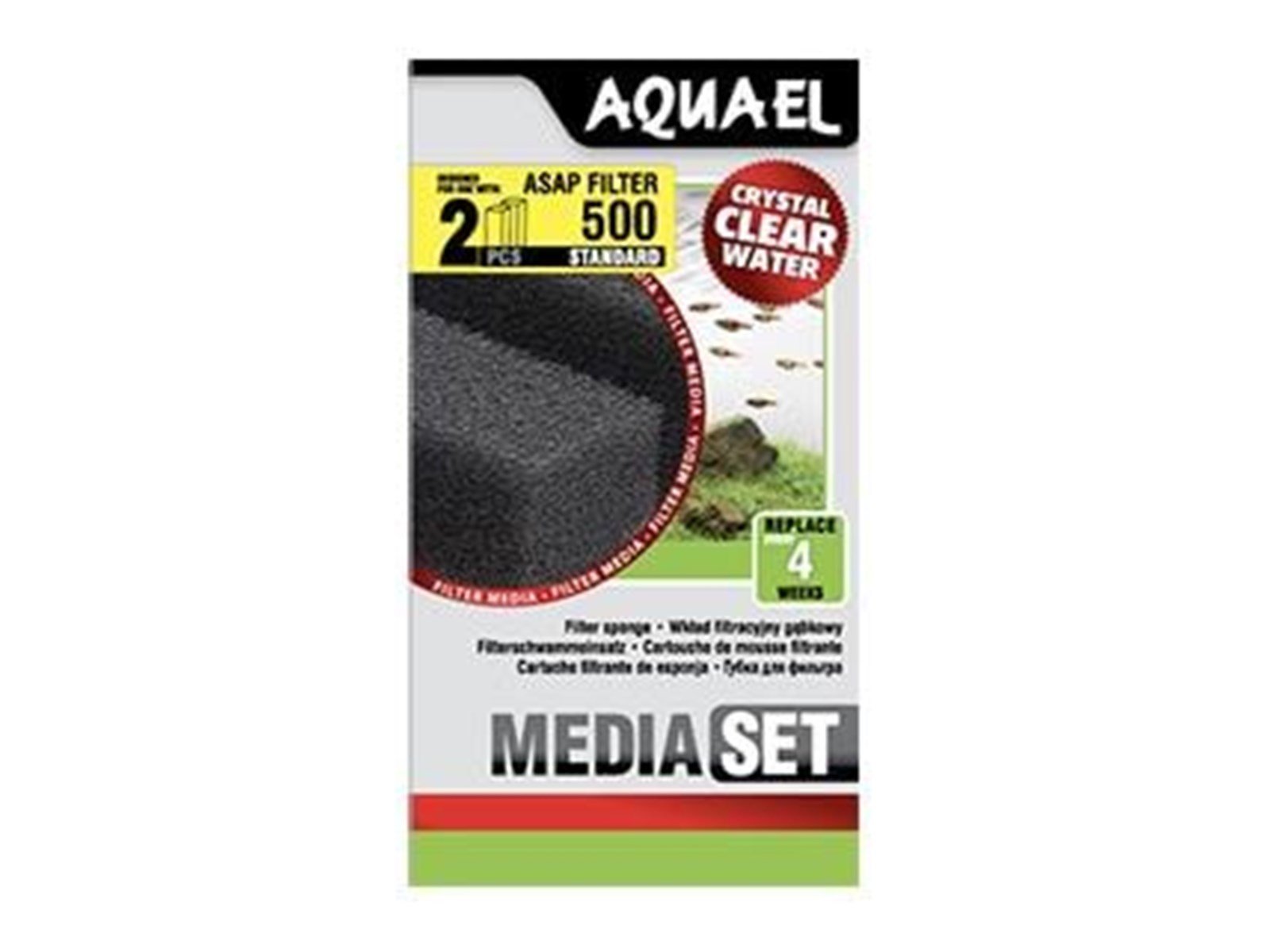 AQUAEL Filter sponge ASAP 500 2-pack