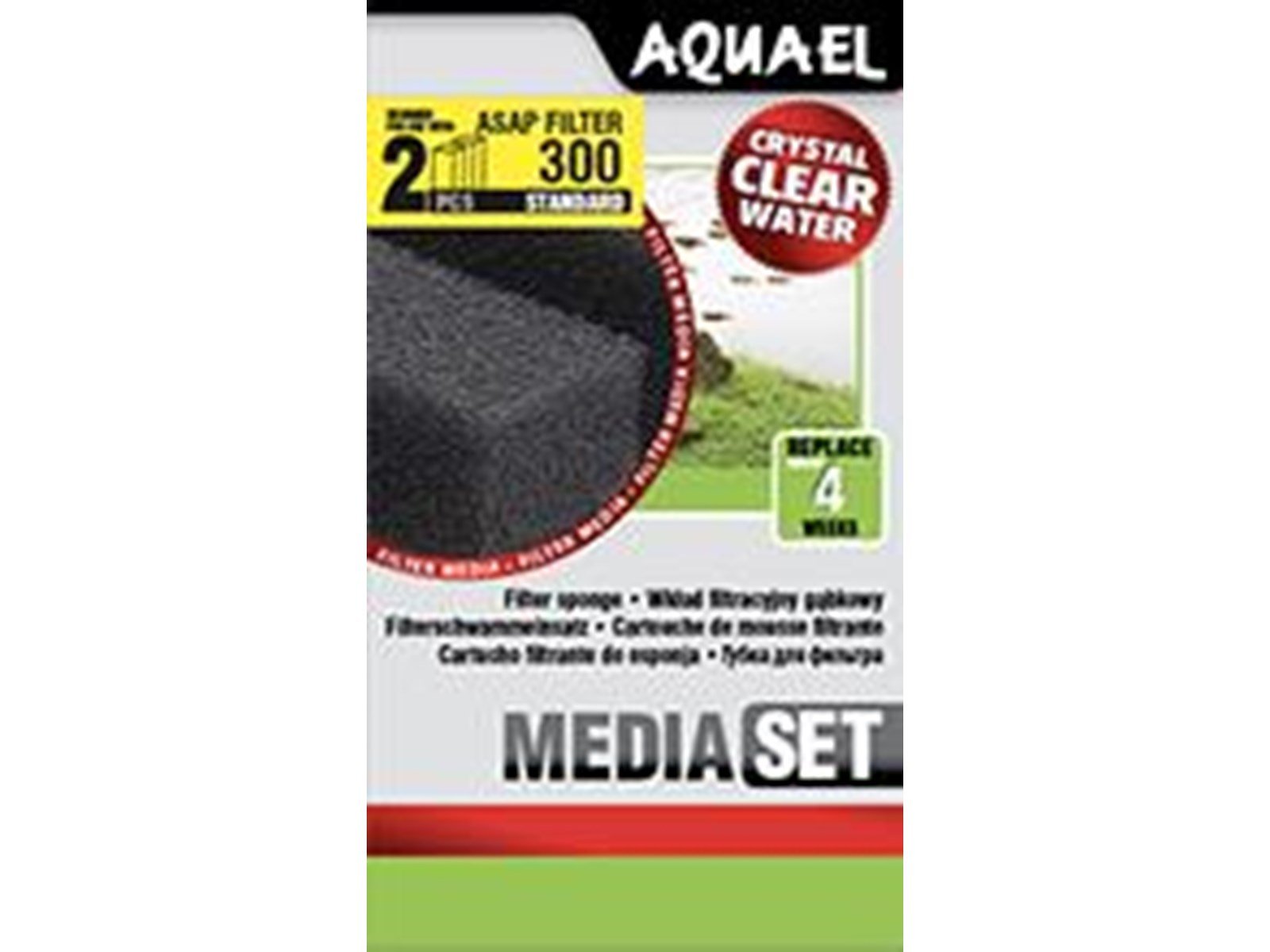 AQUAEL Filter sponge ASAP 300 2-pack