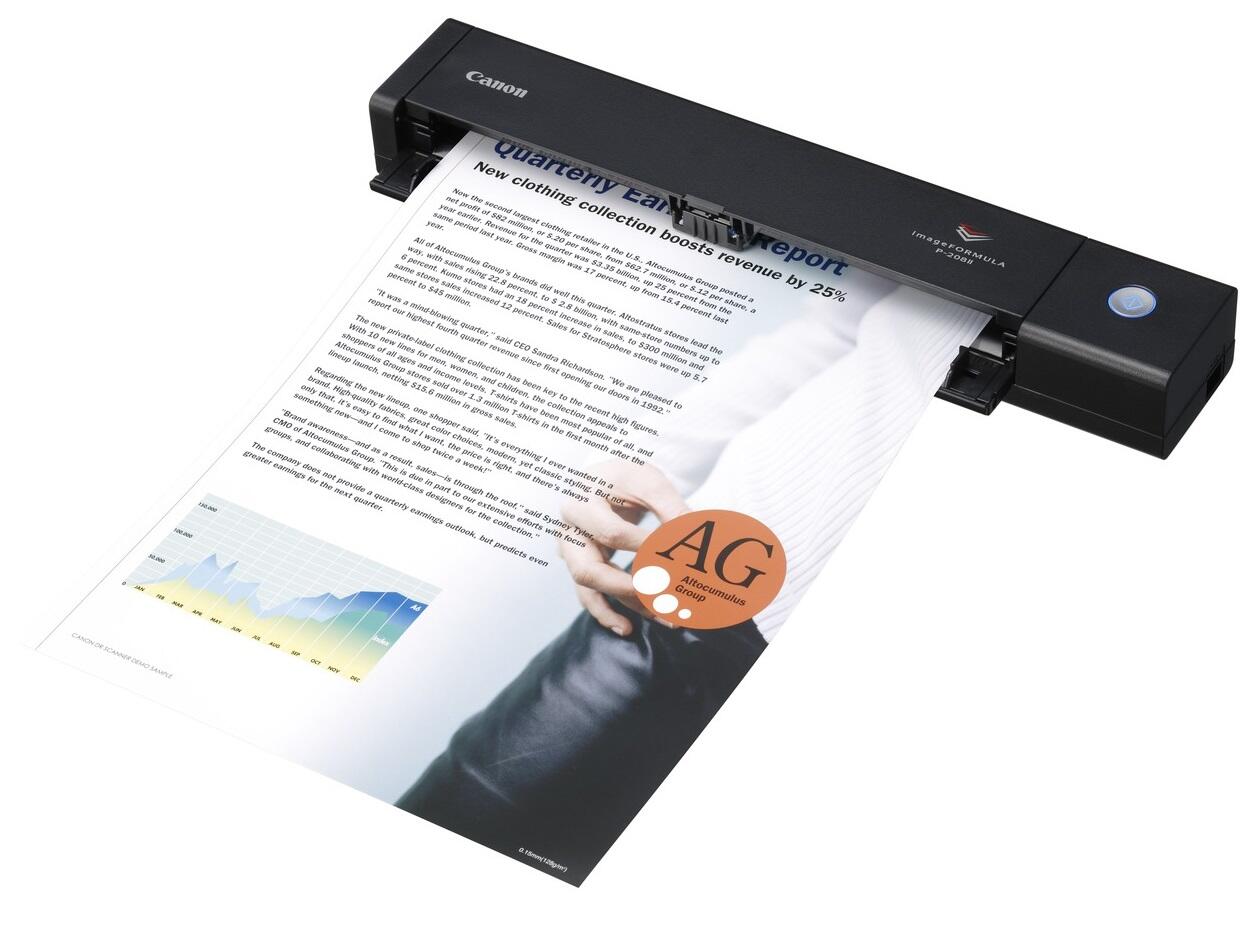 Canon imageFORMULA P-208II mobiler Dokumenten-Scanner