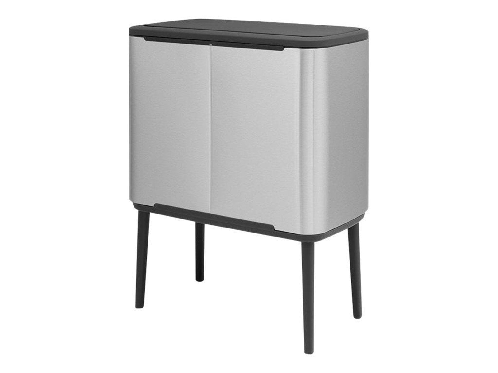 brabantia Bo Touch Bin - rubbish bin - 33 L - matt steel