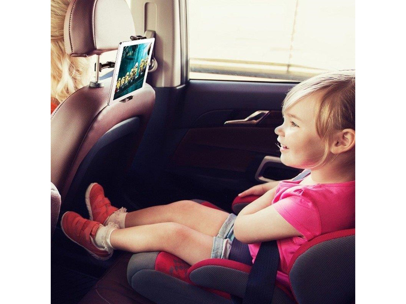 Baseus tablet holder for car headrest (black)