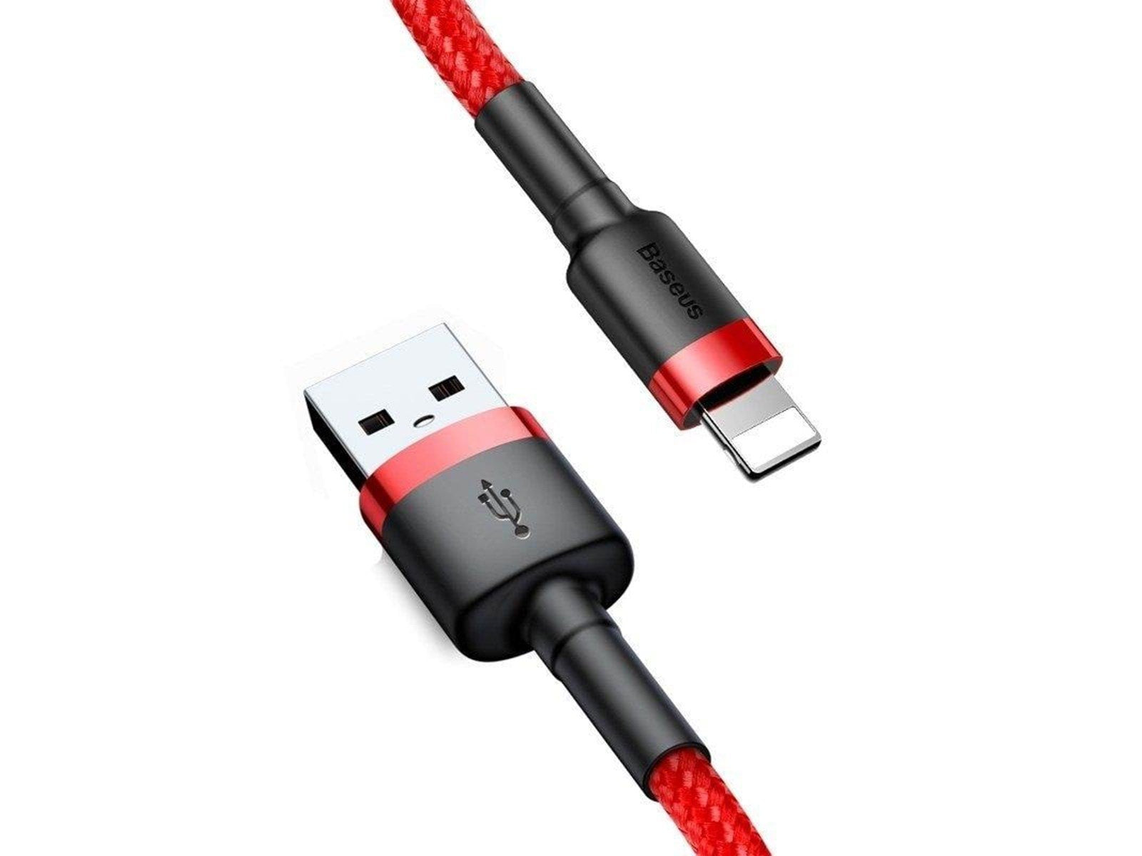 Baseus Cafule USB Lightning Cable 2.4A 0.5m (Red)