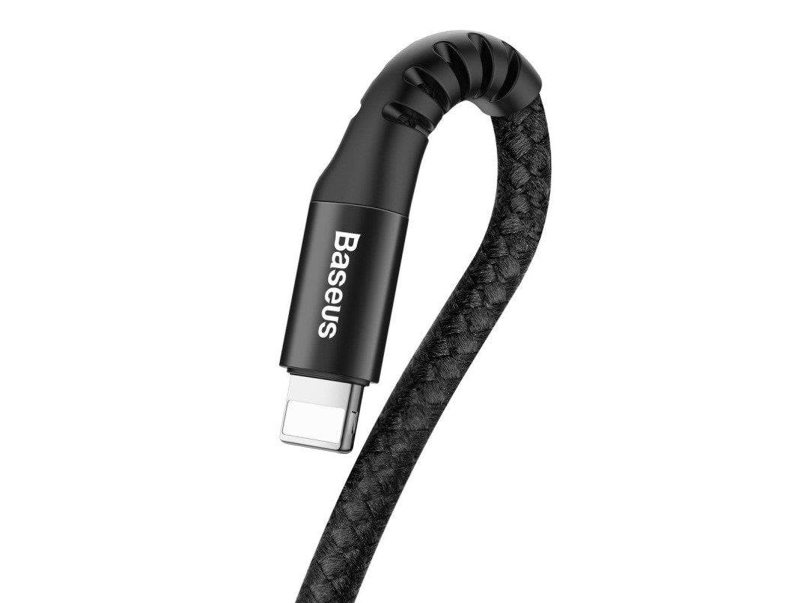 Baseus Spring-loaded cable Lightning 1m 2A (black)