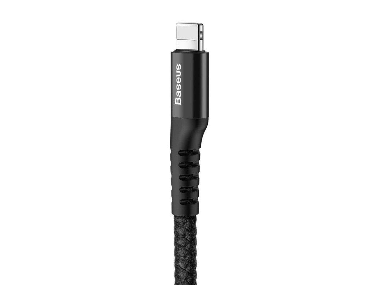 Baseus Spring-loaded cable Lightning 1m 2A (black)