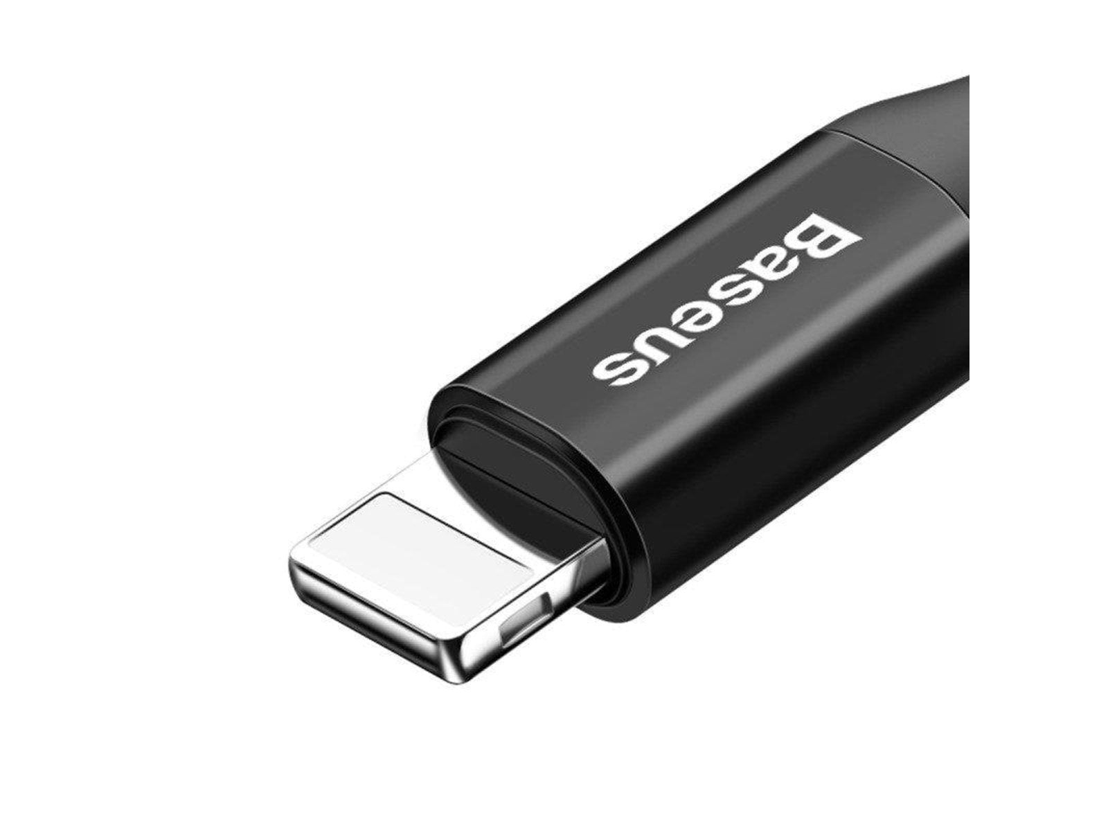 Baseus Spring-loaded cable Lightning 1m 2A (black)