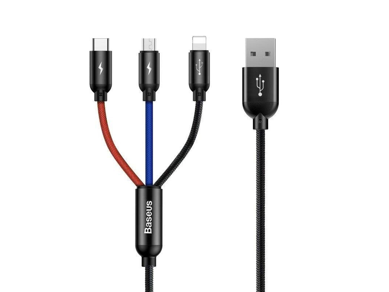 Baseus Rapid USB Cable 3in1 Type C / Lightning / M