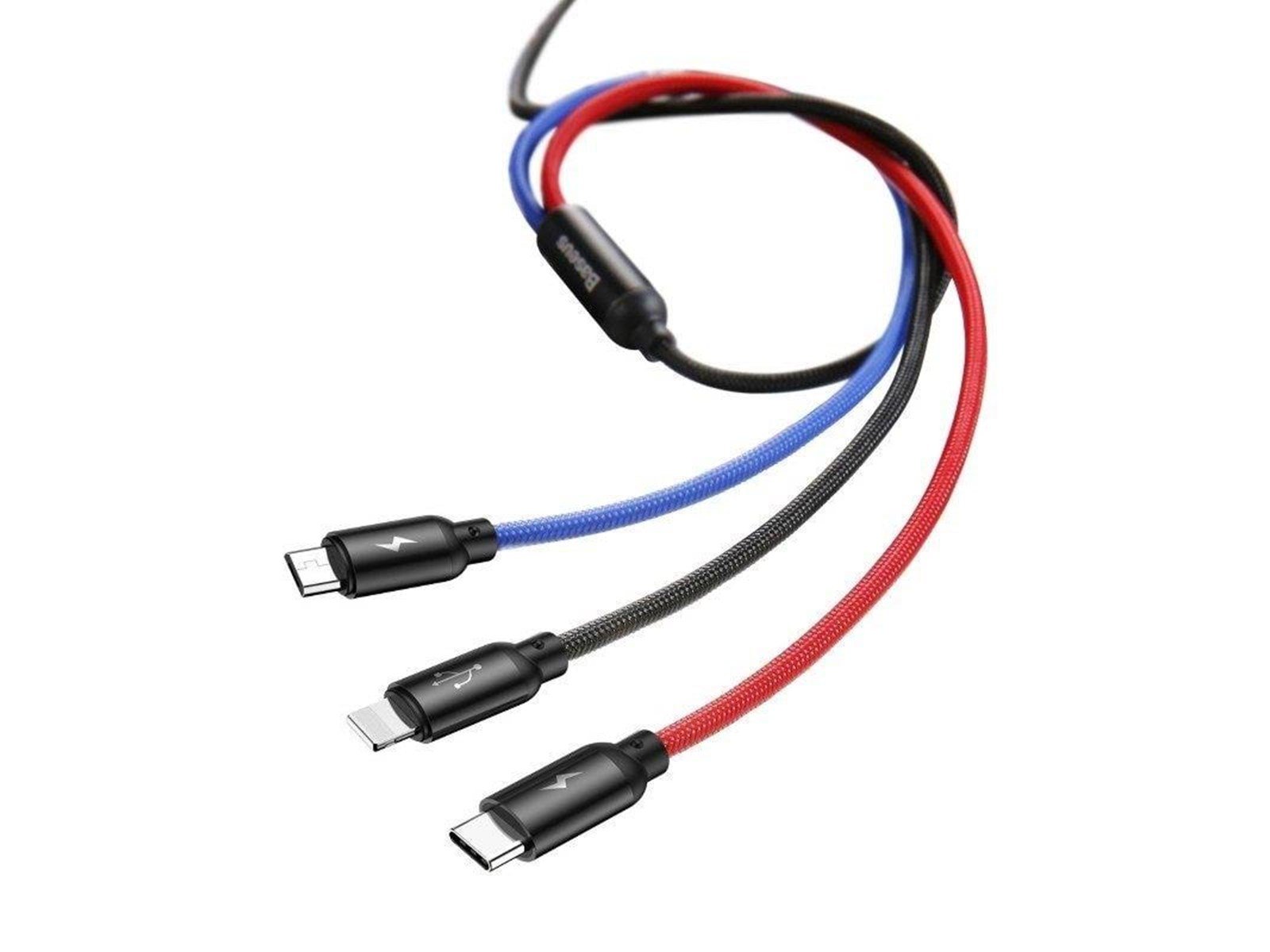 Baseus Rapid USB Cable 3in1 Type C / Lightning / M