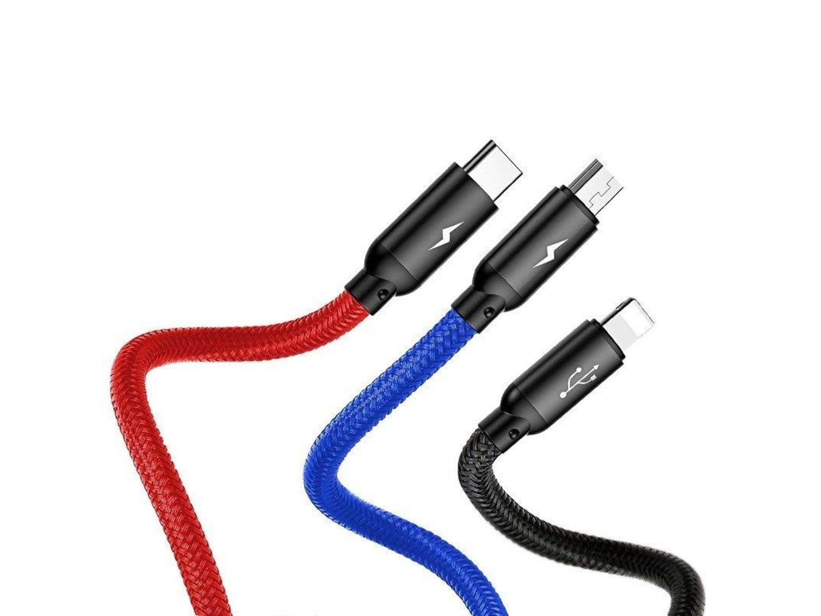 Baseus Rapid USB Cable 3in1 Type C / Lightning / M