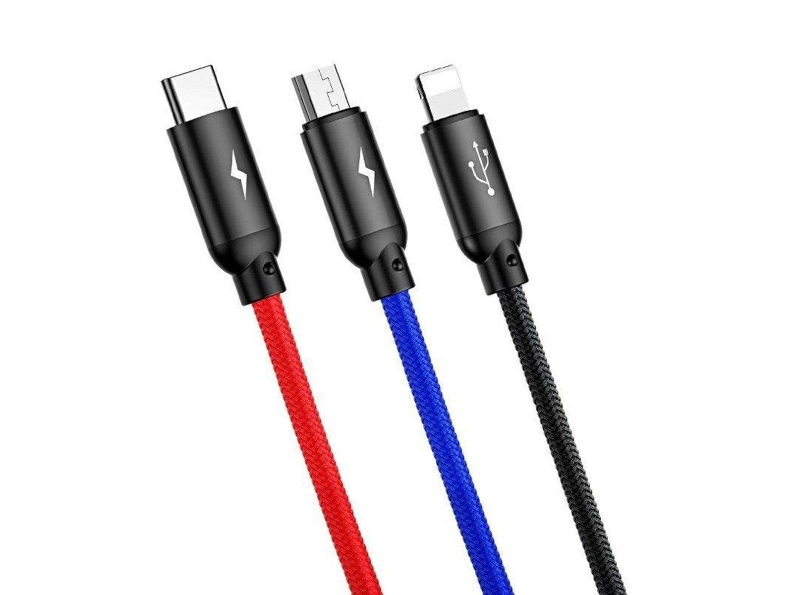 Baseus Rapid USB Cable 3in1 Type C / Lightning / M