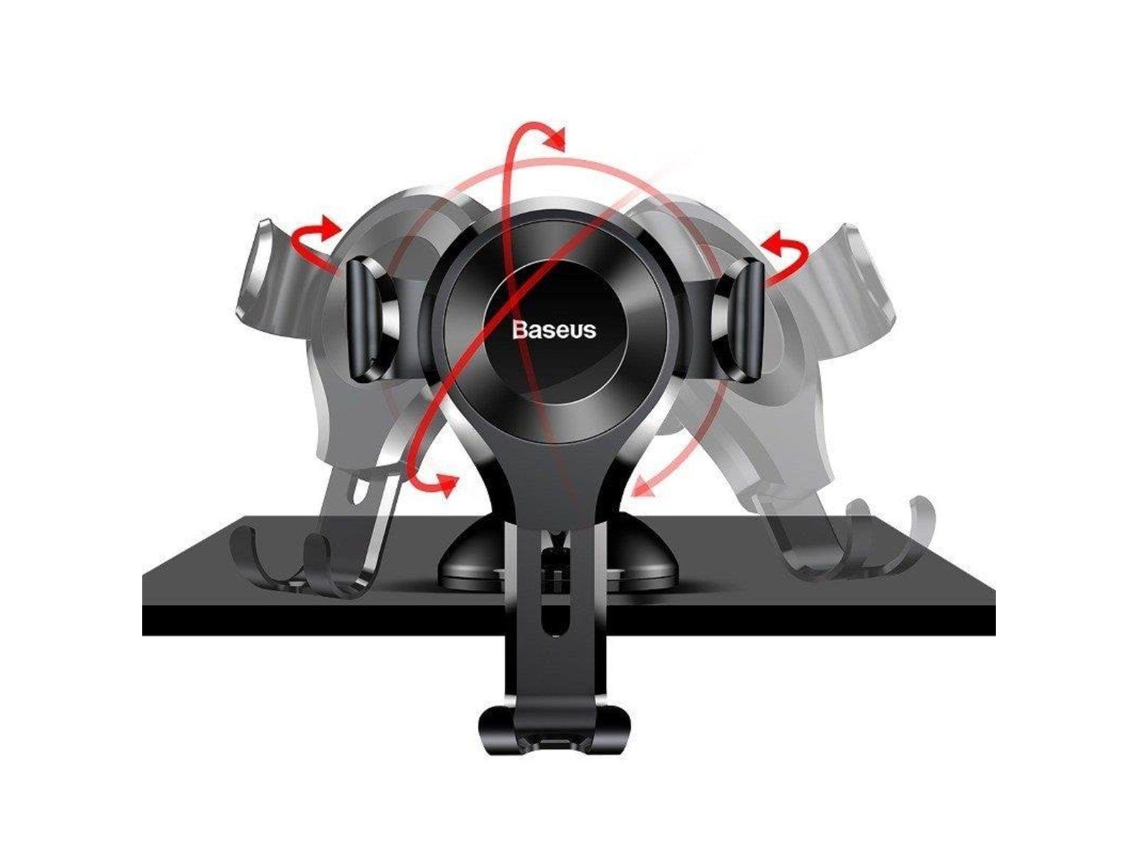 Baseus Osculum gravitational phone holder (black)