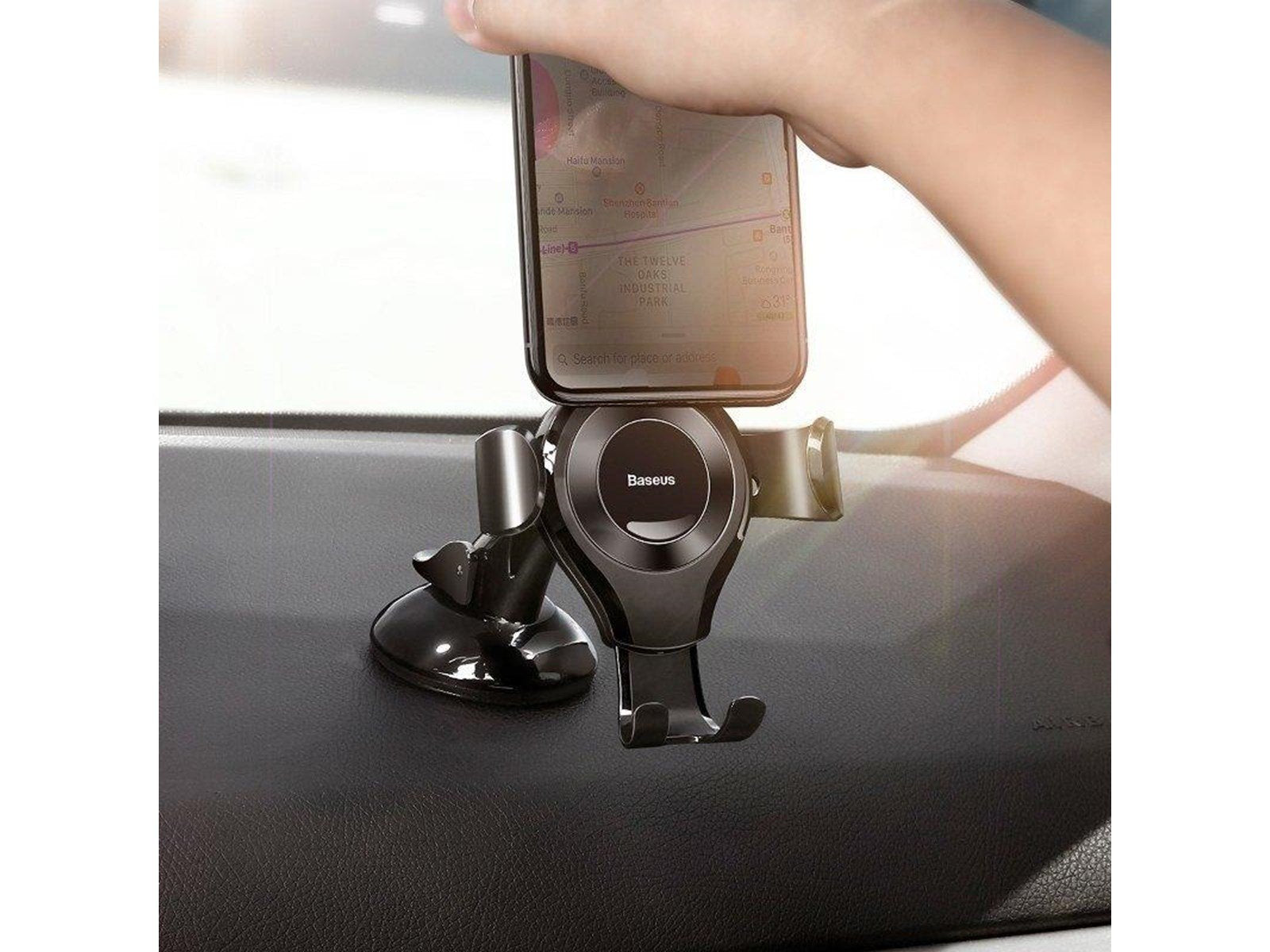 Baseus Osculum gravitational phone holder (black)