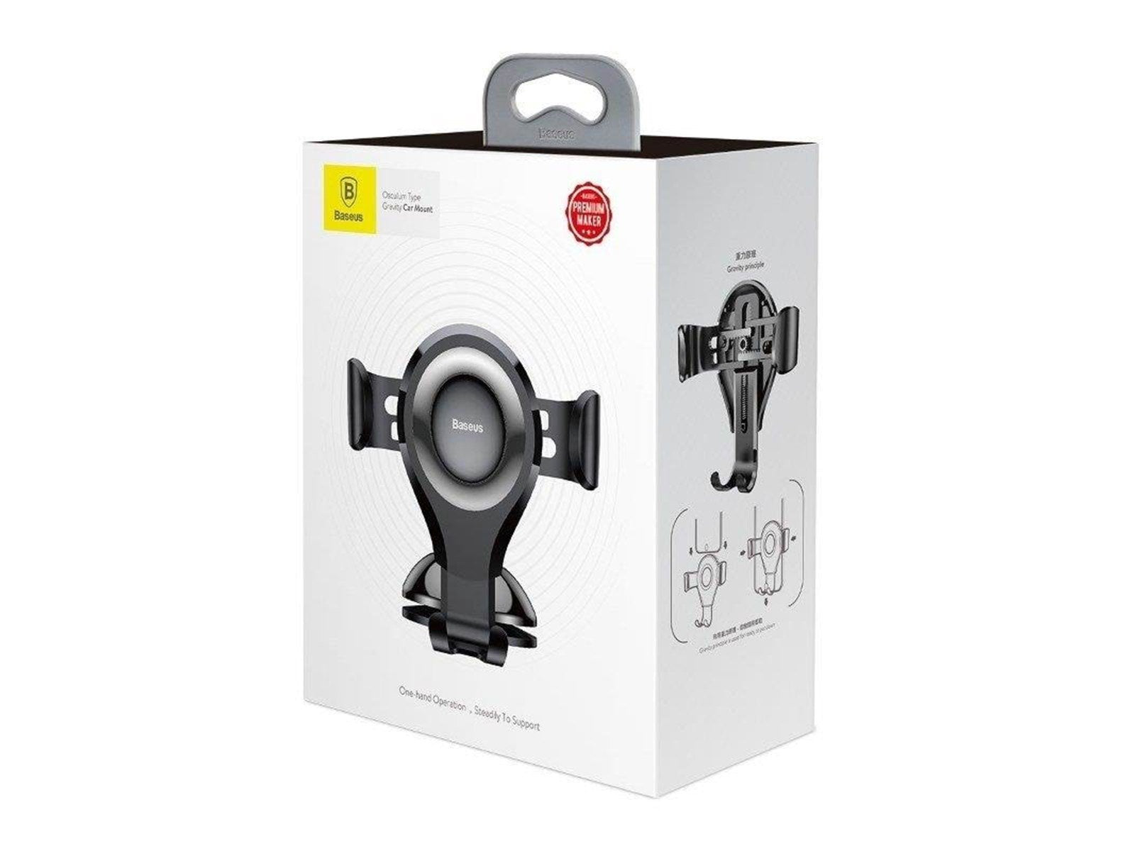 Baseus Osculum gravitational phone holder (black)