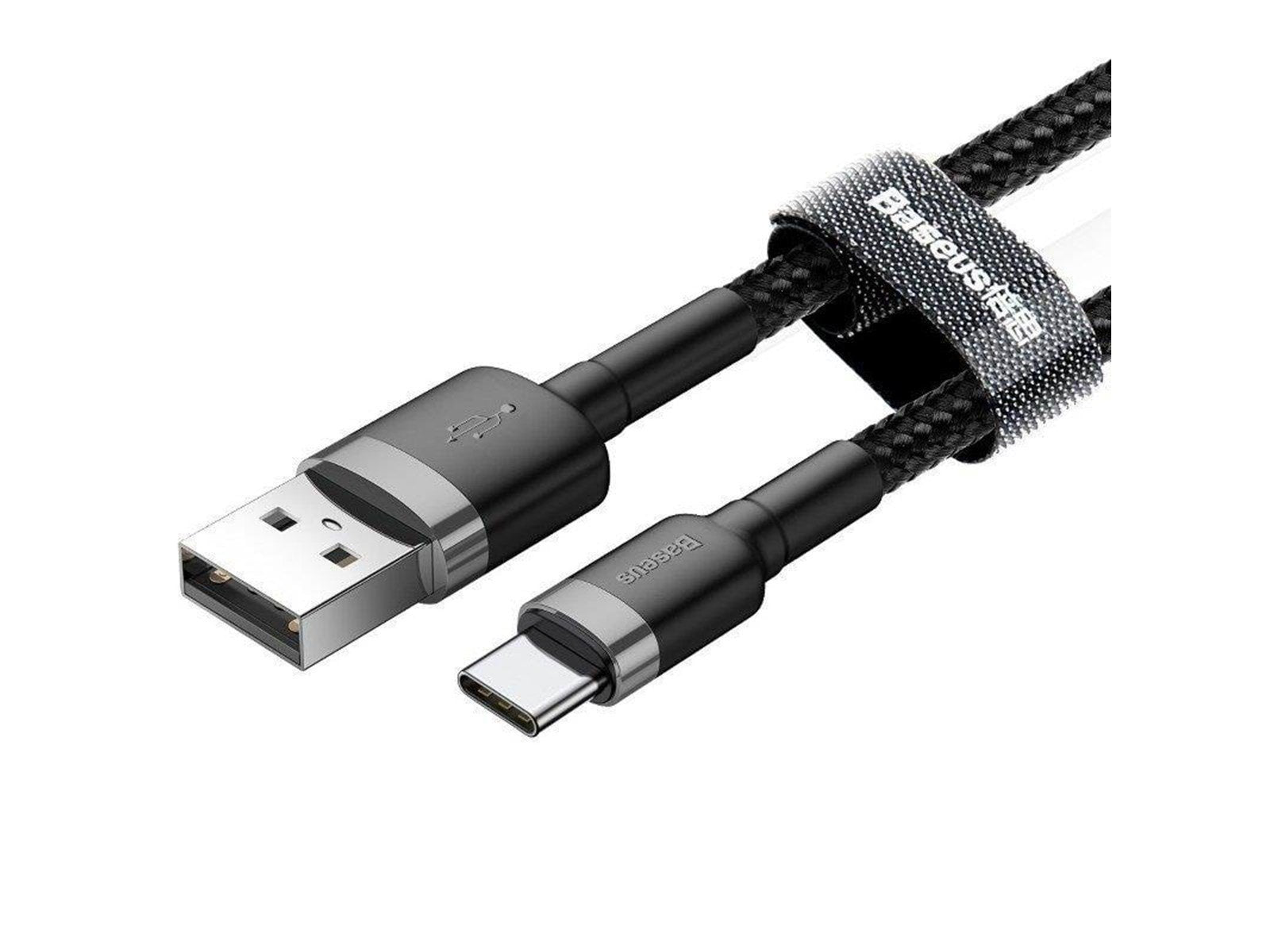 Baseus Cafule cable USB-C 3A 0.5m (Gray+Black)