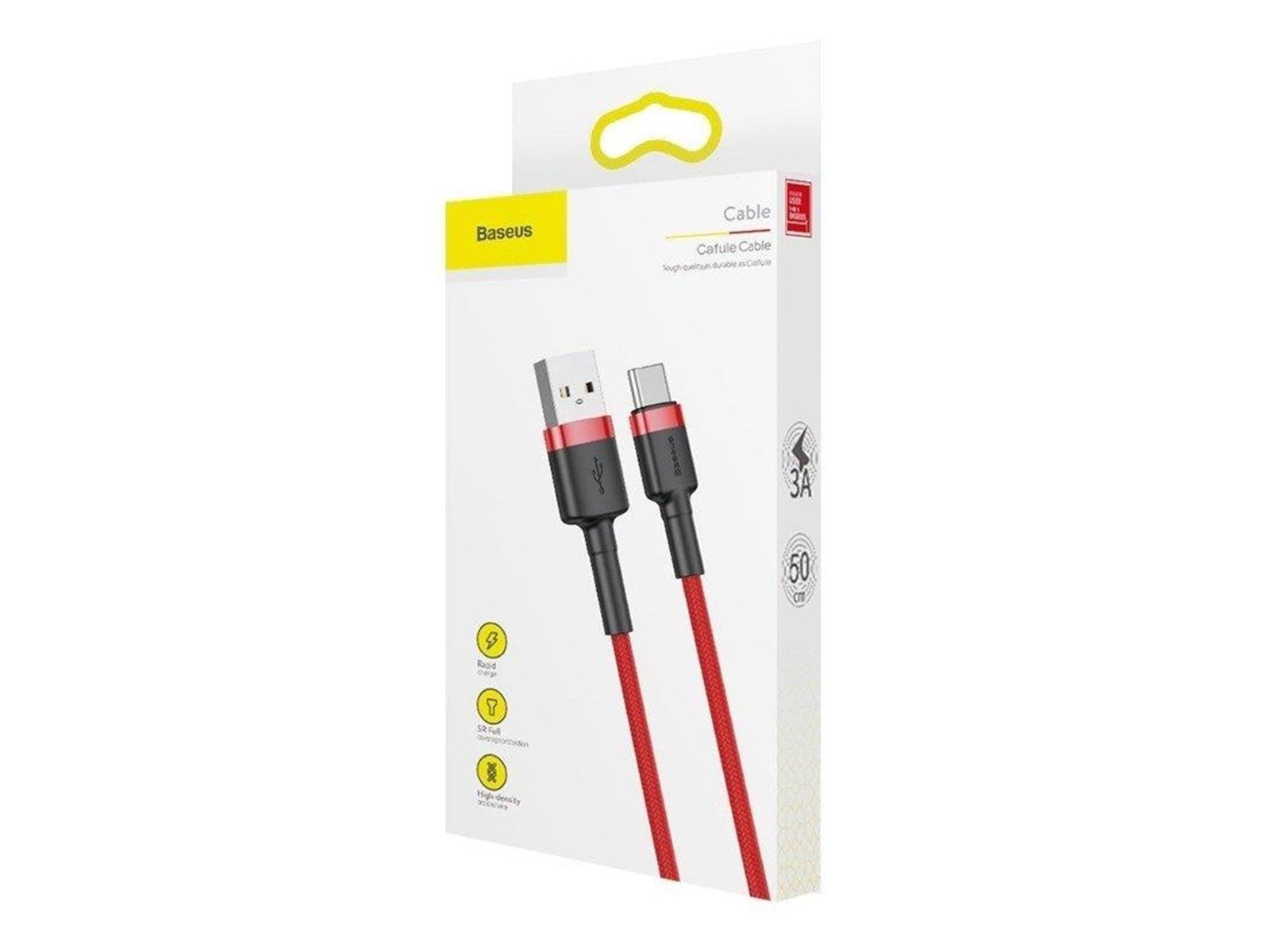 Baseus Cafule cable USB-C 3A 1m (Red)