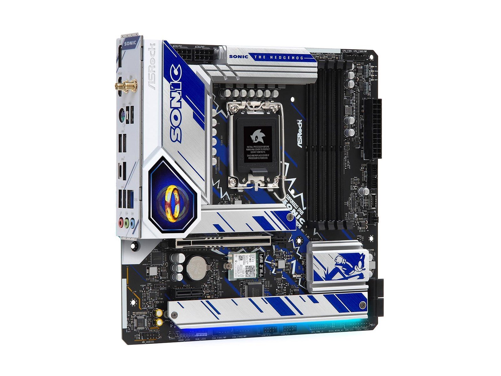 ASRock B760M PG Sonic WiFi Mainboard - Intel B760 - Intel LGA1700 socket - DDR5 RAM - Micro-ATX