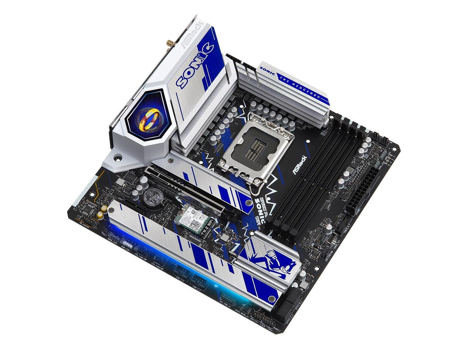 ASRock B760M PG Sonic WiFi Mainboard - Intel B760 - Intel LGA1700 socket - DDR5 RAM - Micro-ATX